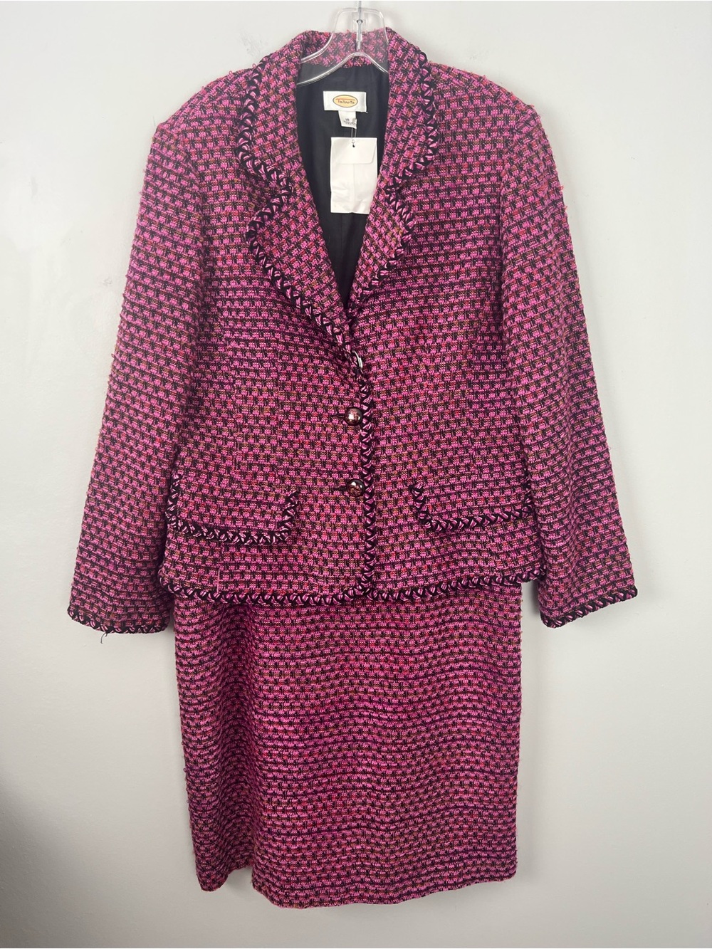 Talbots NWOT Vintage Mohair Wool Blend Tweed Blazer Skirt Suit Set